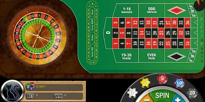 Roulette siêu phẩm game cò quay số từ phương Tây 